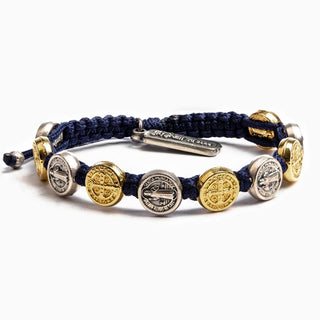 My Saint My Hero Jewelry - Bracelets Mixed Navy Final Sale Benedictine Blessing Bracelet - More Colors