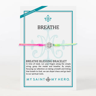 My Saint My Hero Jewelry - Bracelets Rainbow Silver Final Sale Breathe Bracelet - More Colors