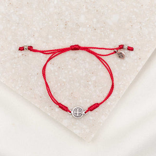 My Saint My Hero Jewelry - Bracelets Red Silver Final Sale Breathe Bracelet - More Colors