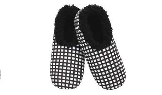 Snoozies Loungewear- Sleepwear - Slippers Small Snoozies Off the Grid Black