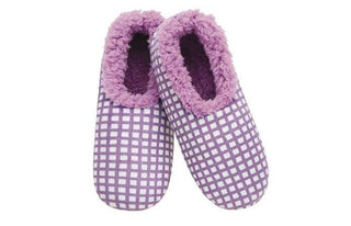 Snoozies Loungewear- Sleepwear - Slippers Small Snoozies Off the Grid Lavender