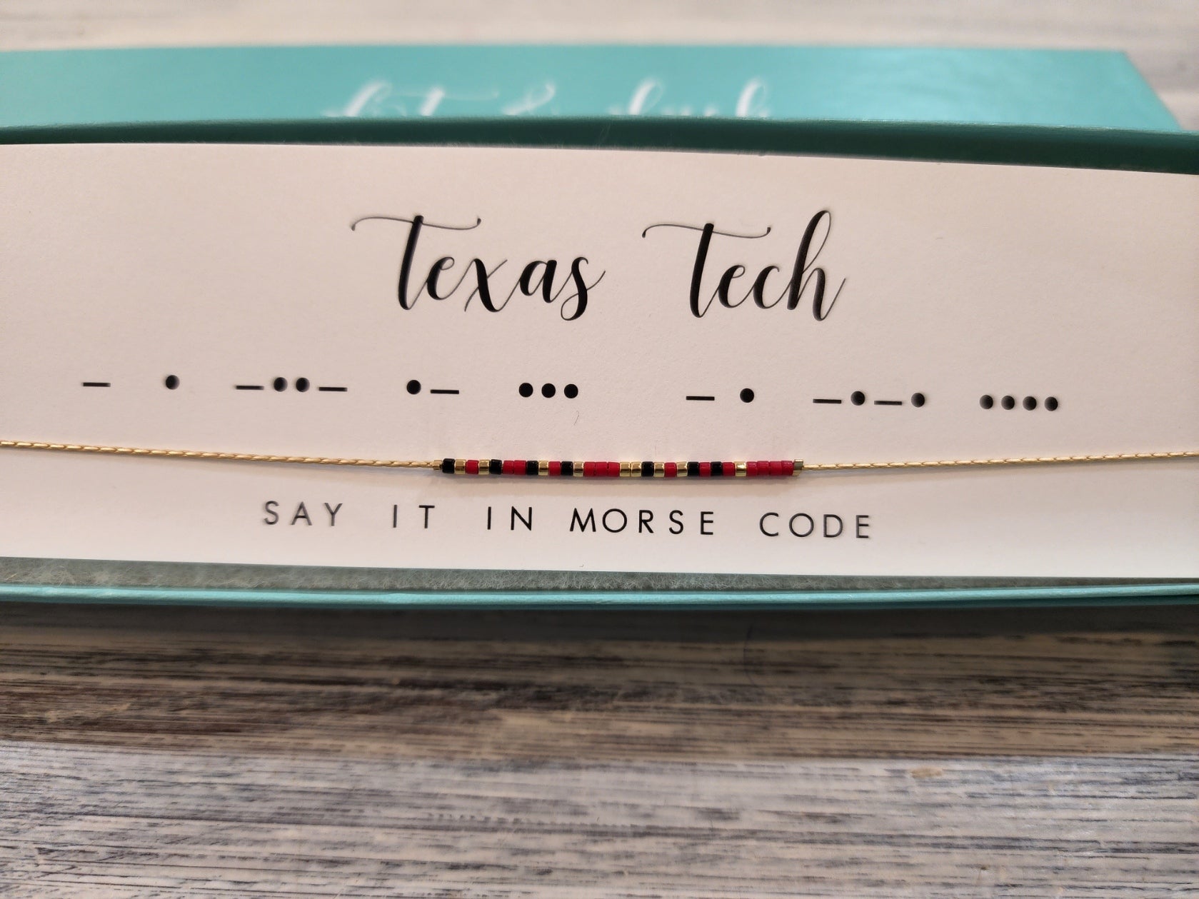 Texas Tech Dot & Dash Necklace