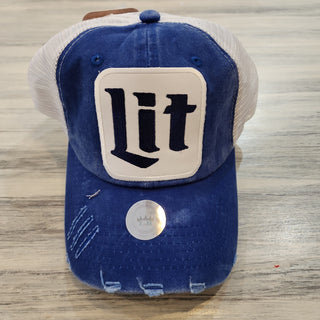 Wild Oates Accessories - Hats Blue Lit Baseball Hat