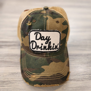 Wild Oates Accessories - Hats Camo Day Drinking Baseball Hat- More Colors