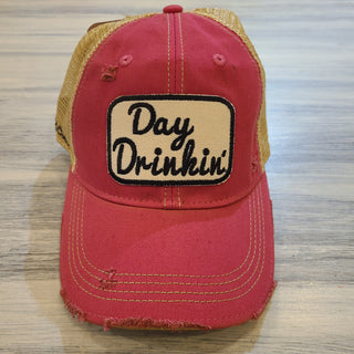 Wild Oates Accessories - Hats Pink Day Drinking Baseball Hat- More Colors