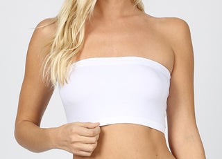 Zenana Basics - Bandeau White / One Size Bandeau - More Colors